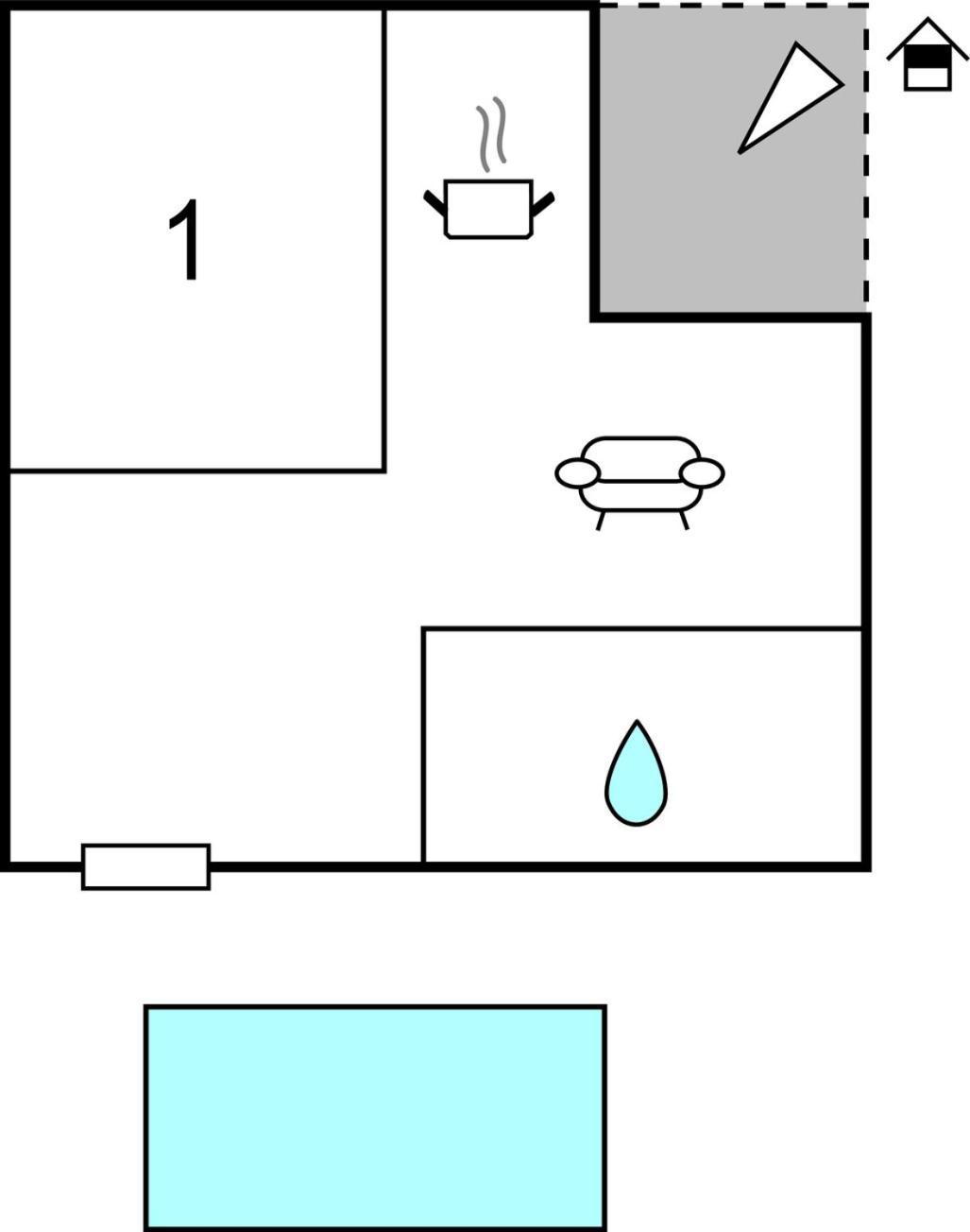 Amazing Apartment In Saldun With Wifi 特罗吉尔 外观 照片
